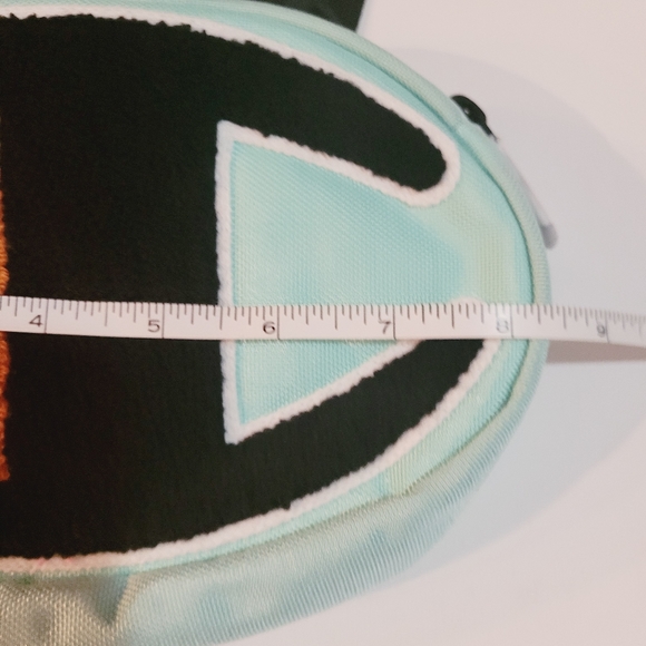 CHAMPION OVERSIZE BLACK C LOGO FANNY PACK SHOULDER BAG MINT GREEN WAIST BAG - Picture 5 of 5